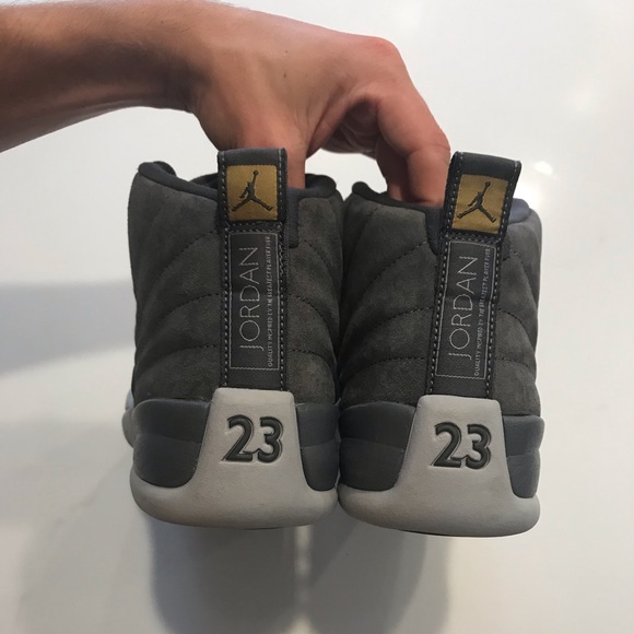 Mens Jordan 12 Retro Dark Grey Size 8 - Picture 5 of 8